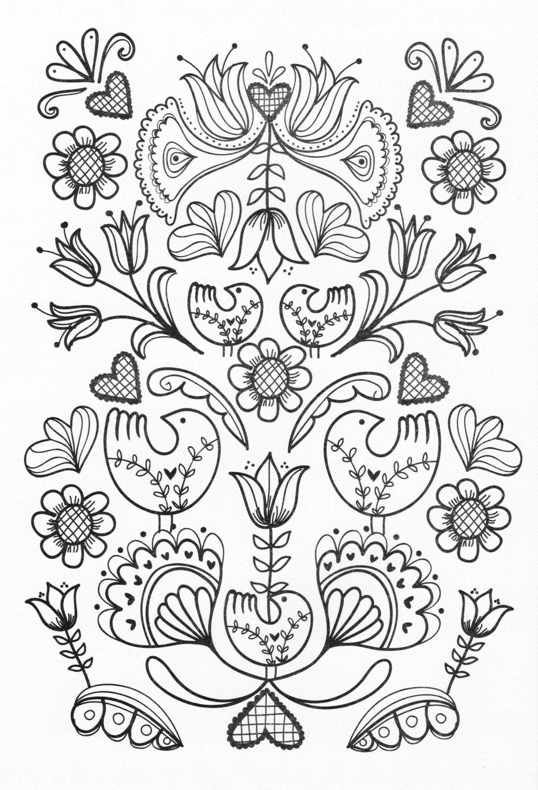 Top 10 Printable Mexican Folk Art Coloring Pages