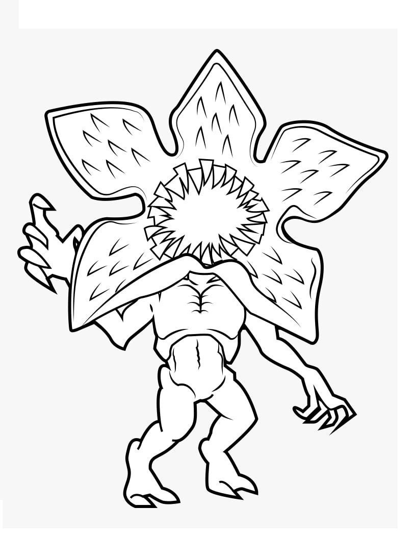 Stranger Things Coloring Pages Printable