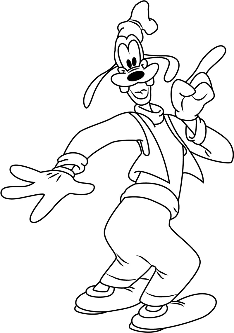 Top 20 Printable Goofy Coloring Pages Online Coloring Pages