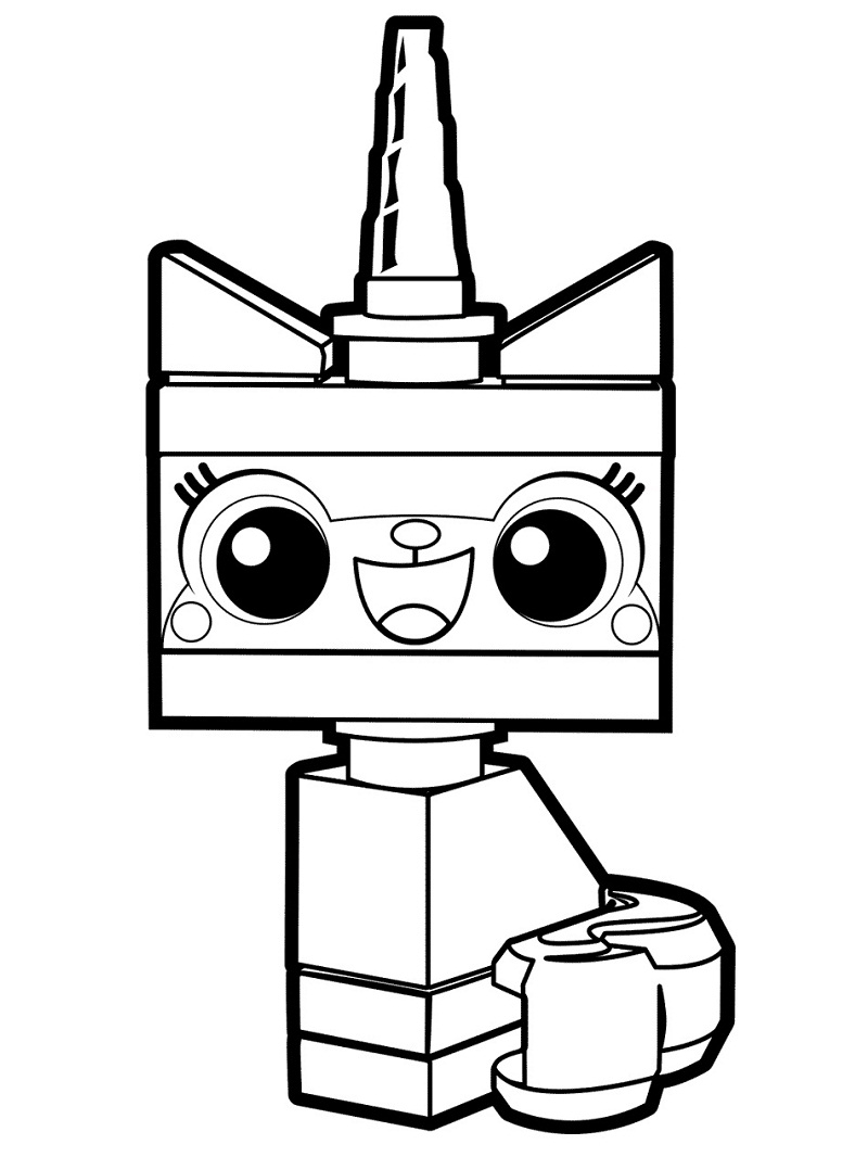 Unikitty Coloring Pages Printable