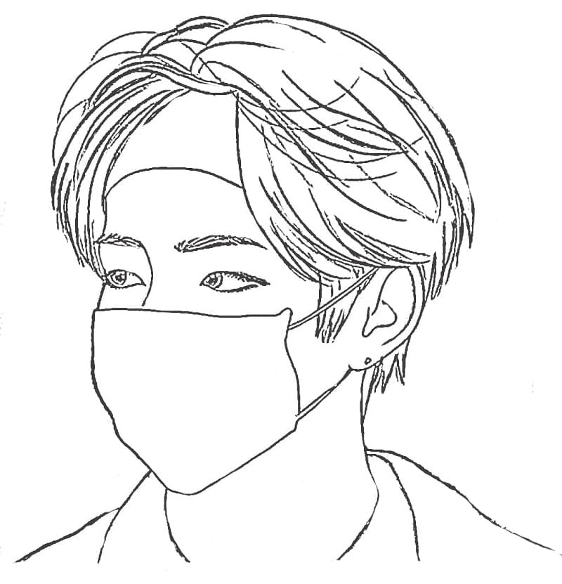 Printable Bts Coloring Pages