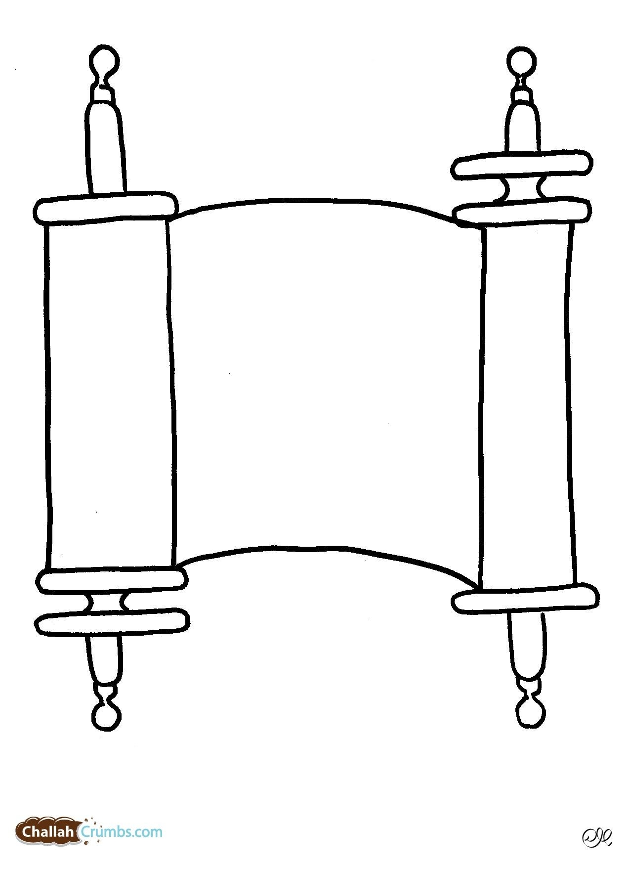 Torah Coloring Page Illustrate Torah Stories