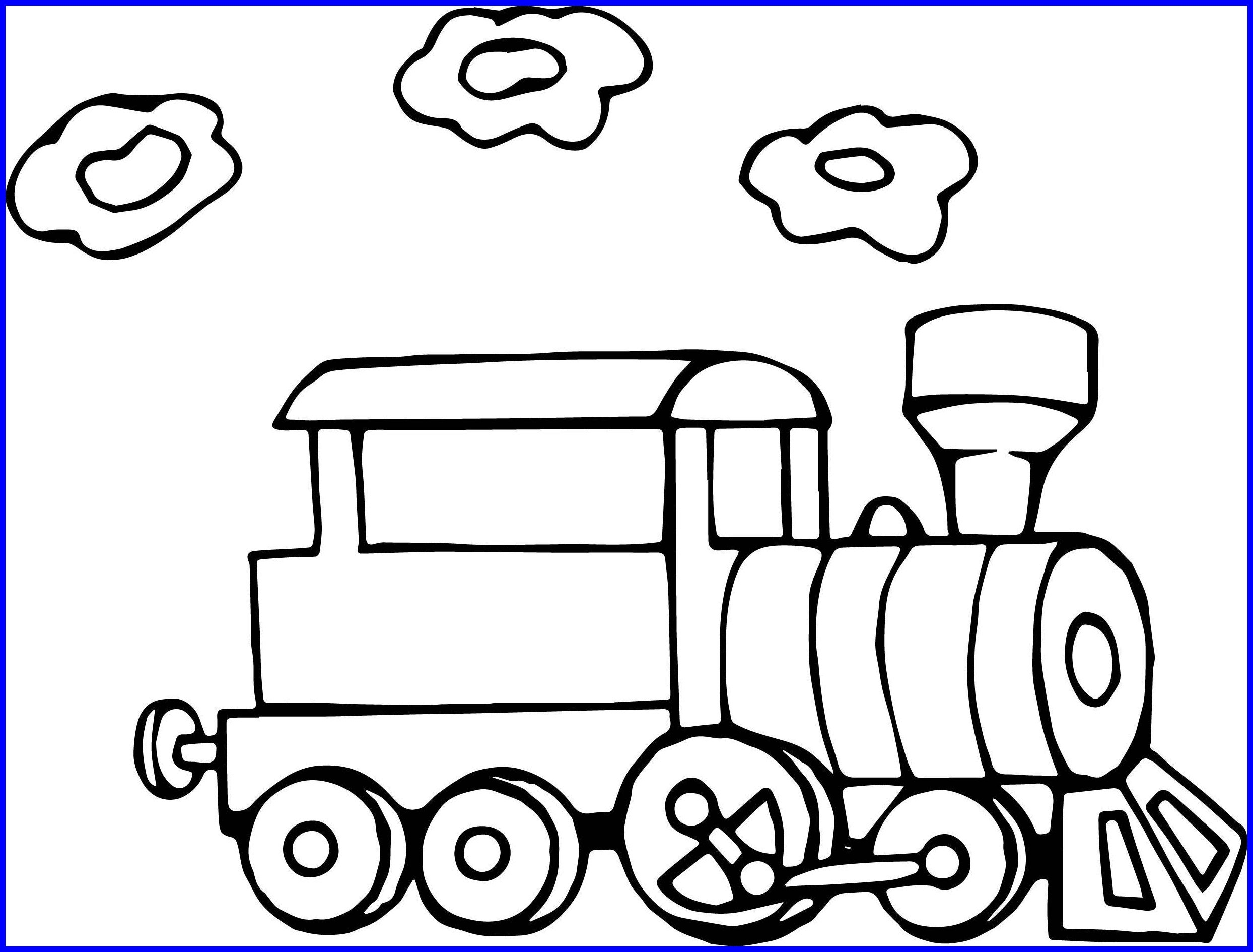Train Coloring Pages Free Printable
