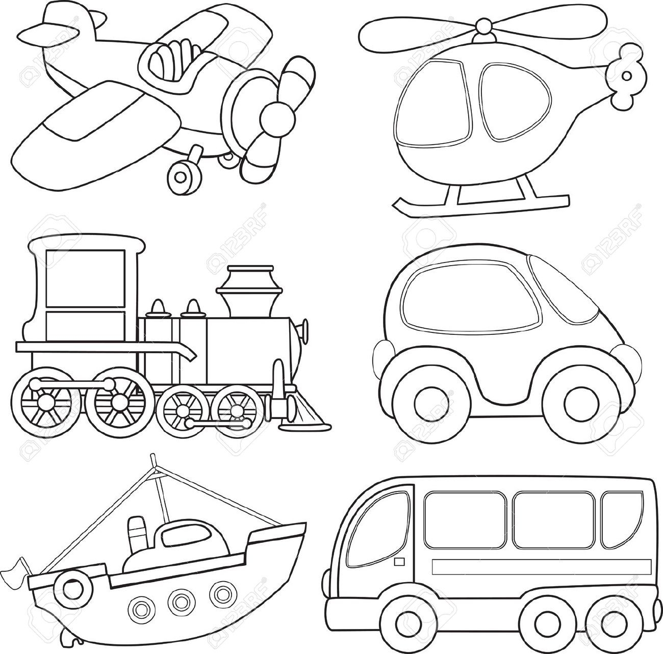 Transport Coloring Pages For Kids Coloring Pages