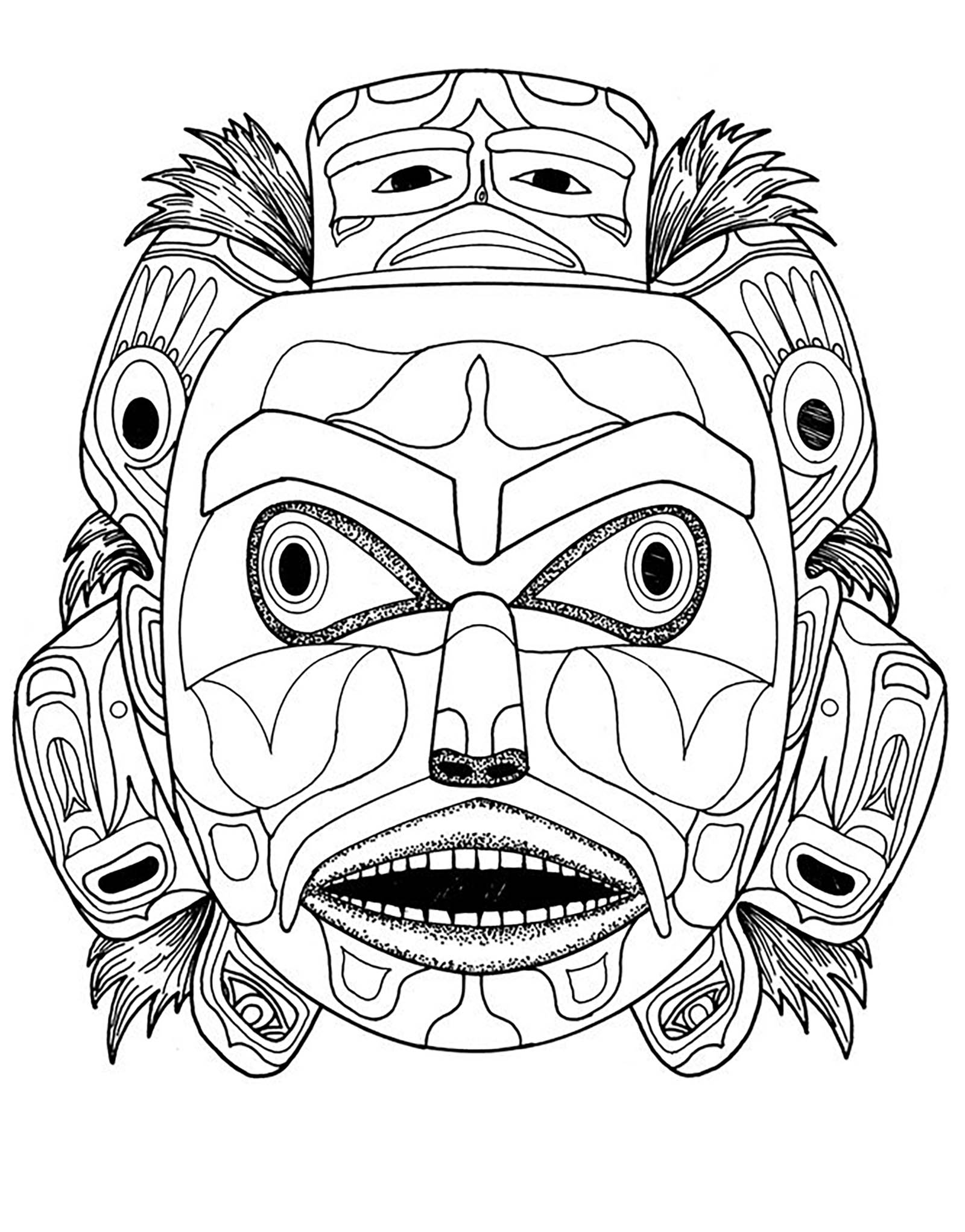 Tribal Coloring Pages For Adults At GetColorings Free Printable Colorings Pages To Print