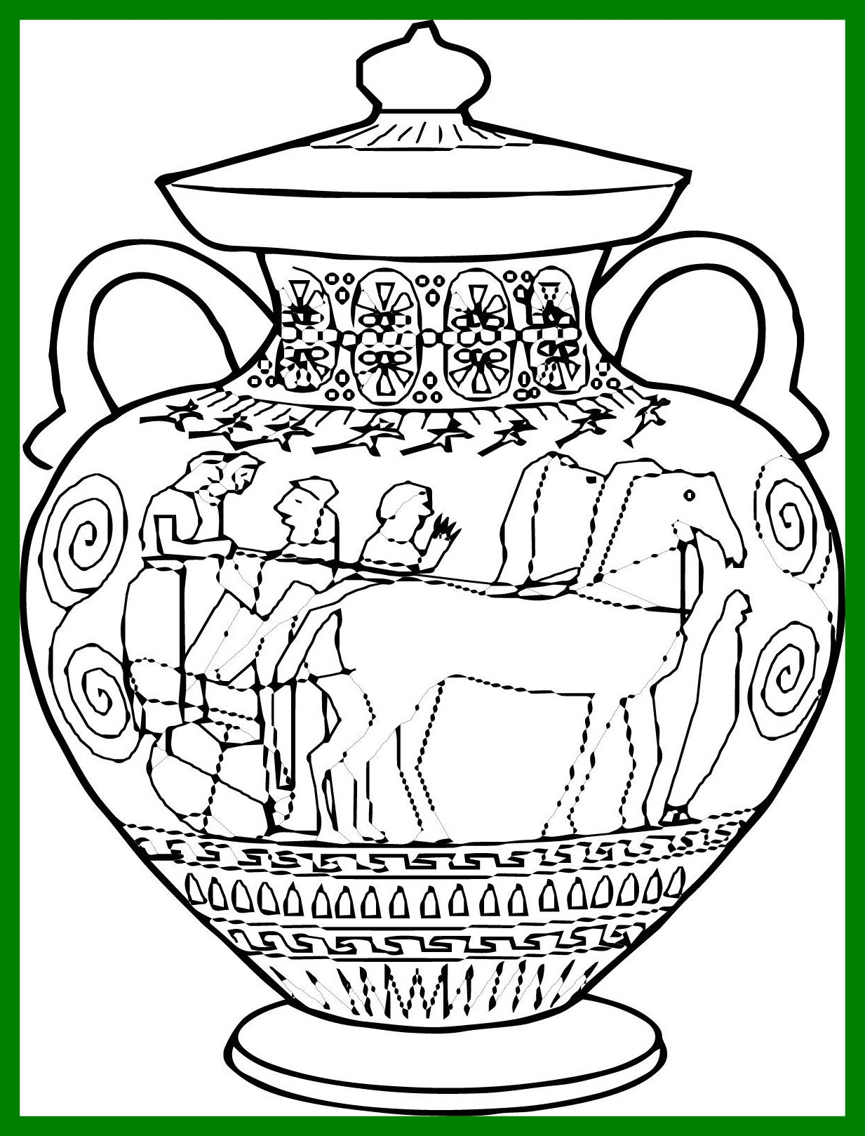 Trojan Horse Coloring Page At GetColorings Free Printable Colorings Pages To Print And Color