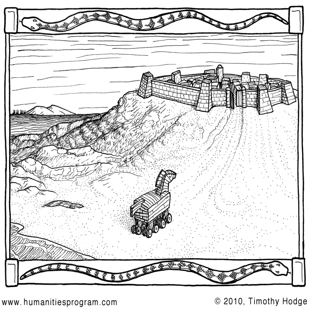 Trojan Horse Coloring Page At GetColorings Free Printable Colorings Pages To Print And Color
