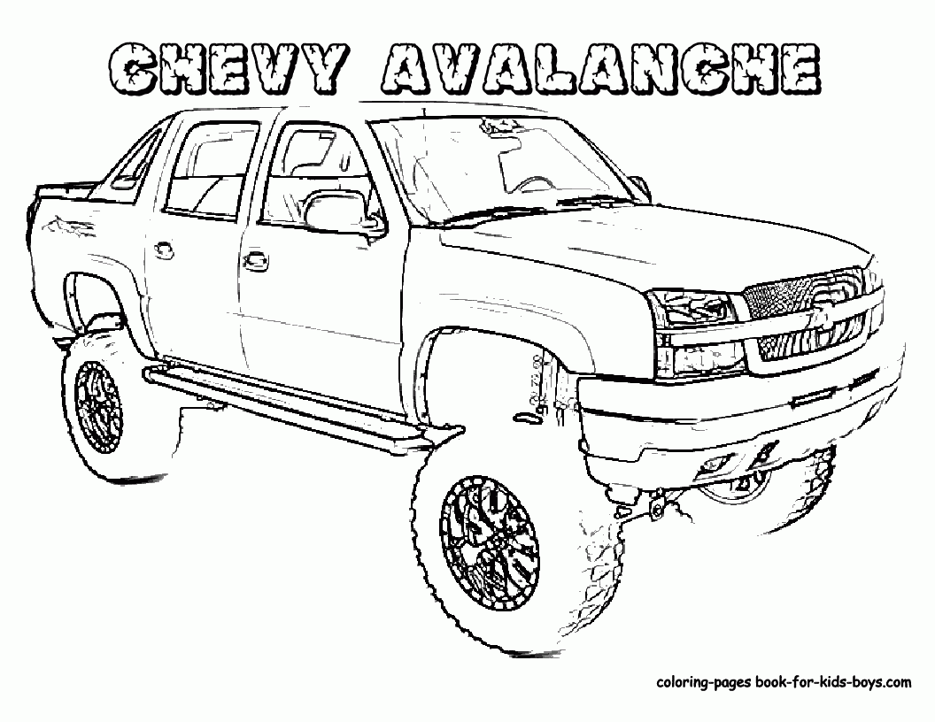 Truck Coloring Pages To Download And Print For Free