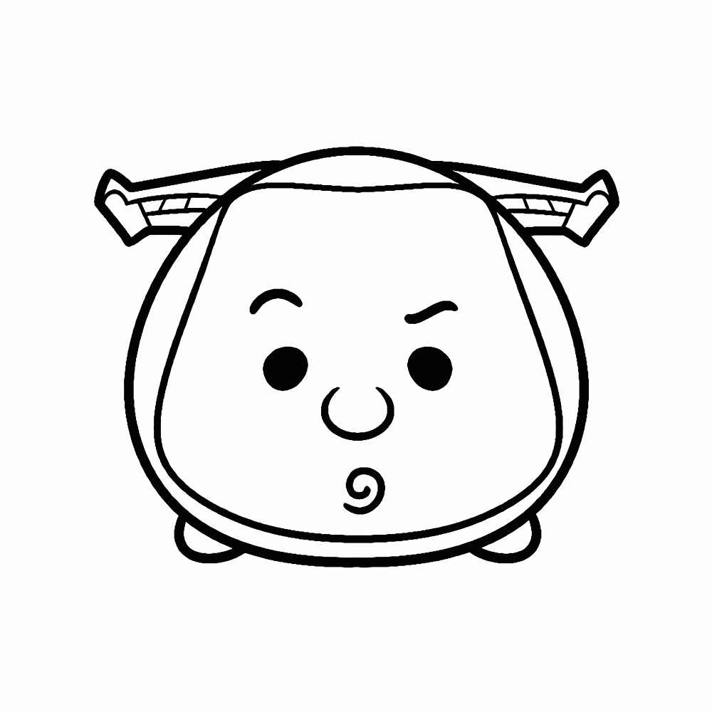 Tsum Tsum Printable Coloring Pages
