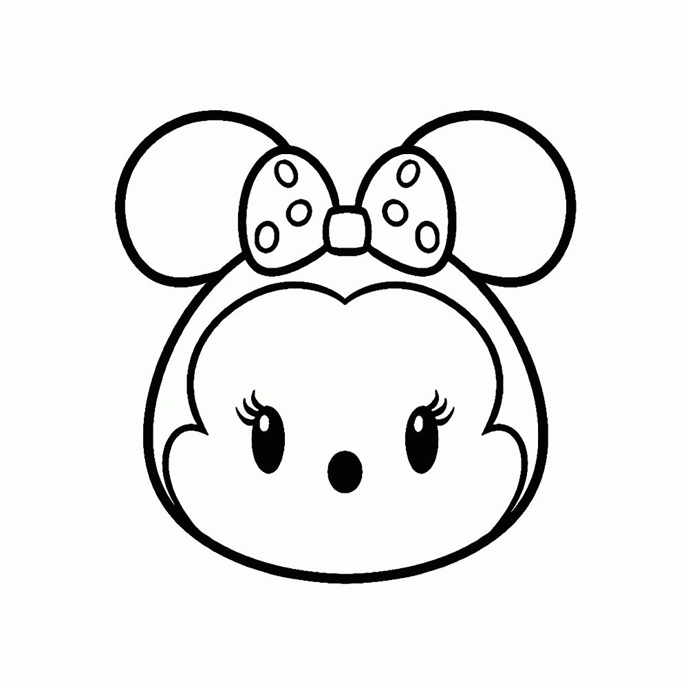 Tsum Tsum Coloring Pages Books 100 FREE And Printable
