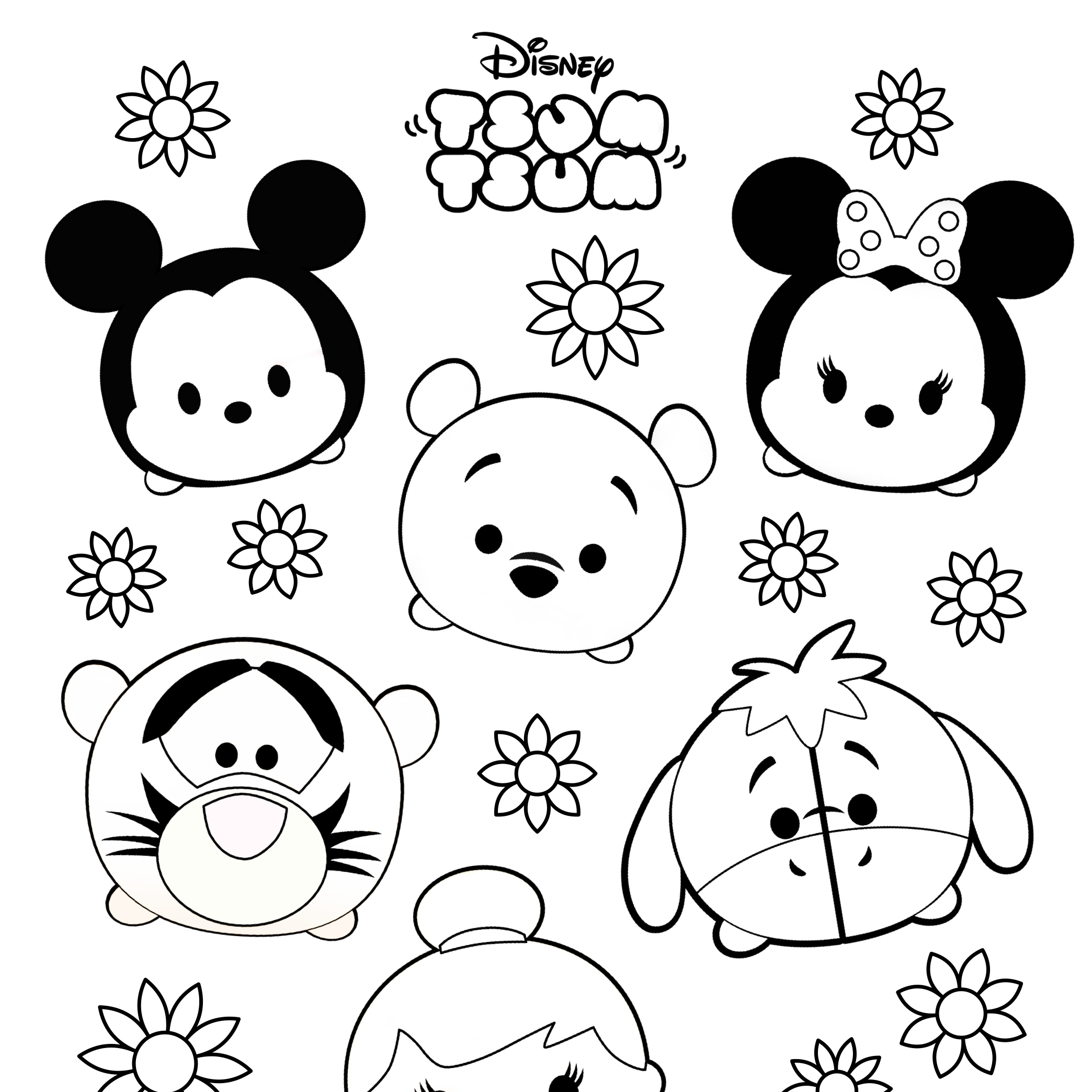 Tsum Tsum Coloring Pages Printable At GetColorings Free Printable Colorings Pages To Print