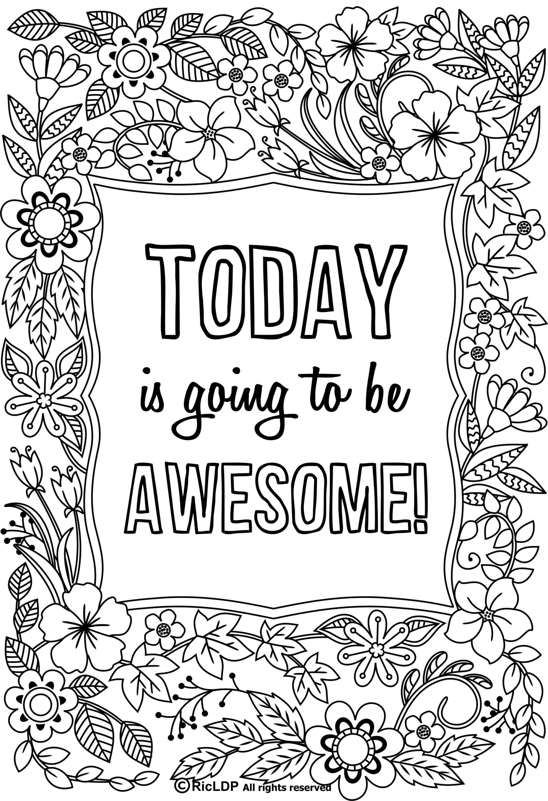 Twenty Adult Coloring Pages Quote Coloring Pages Coloring Pages To Print Coloring Pages