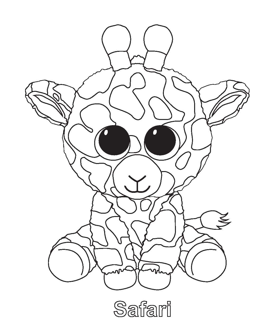 Ty Beanie Boo Coloring Pages Download And Print For Free