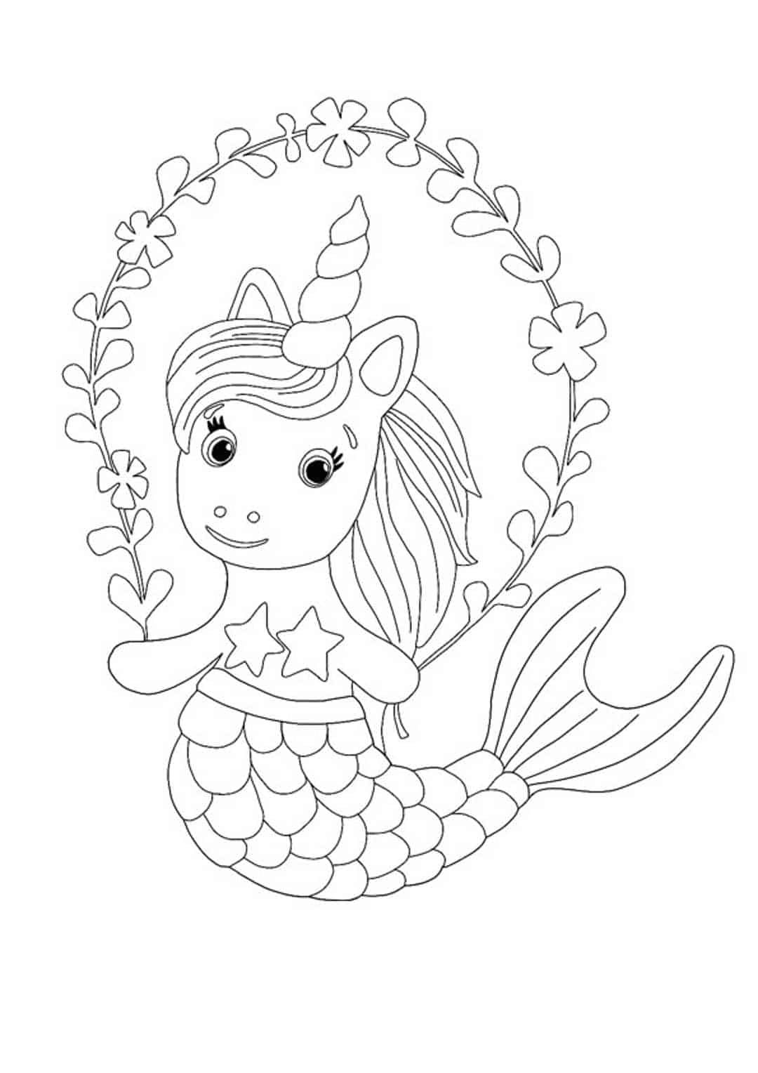 Unicorn Mermaid Coloring Pages 6 Free Printable Coloring Pages 2020 Mermaid Coloring Pages
