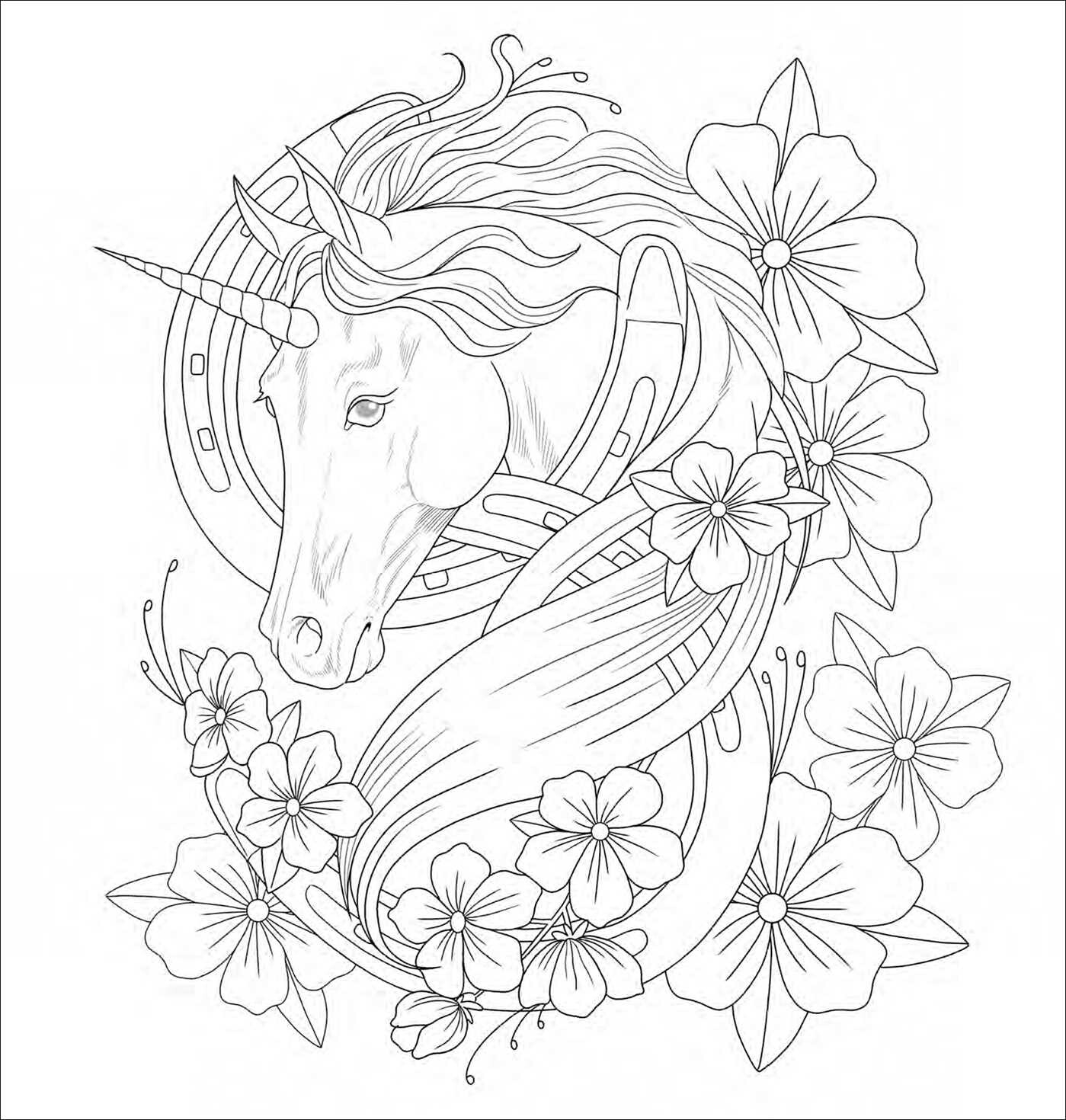 Unicorns Mystical Creatures Glow In The Dark Manga Coloring Book By Ben Krefta Official