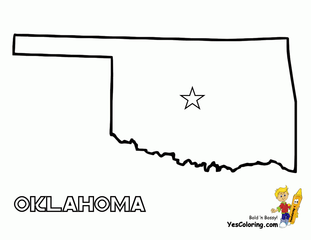 Oklahoma Printable Coloring Pages