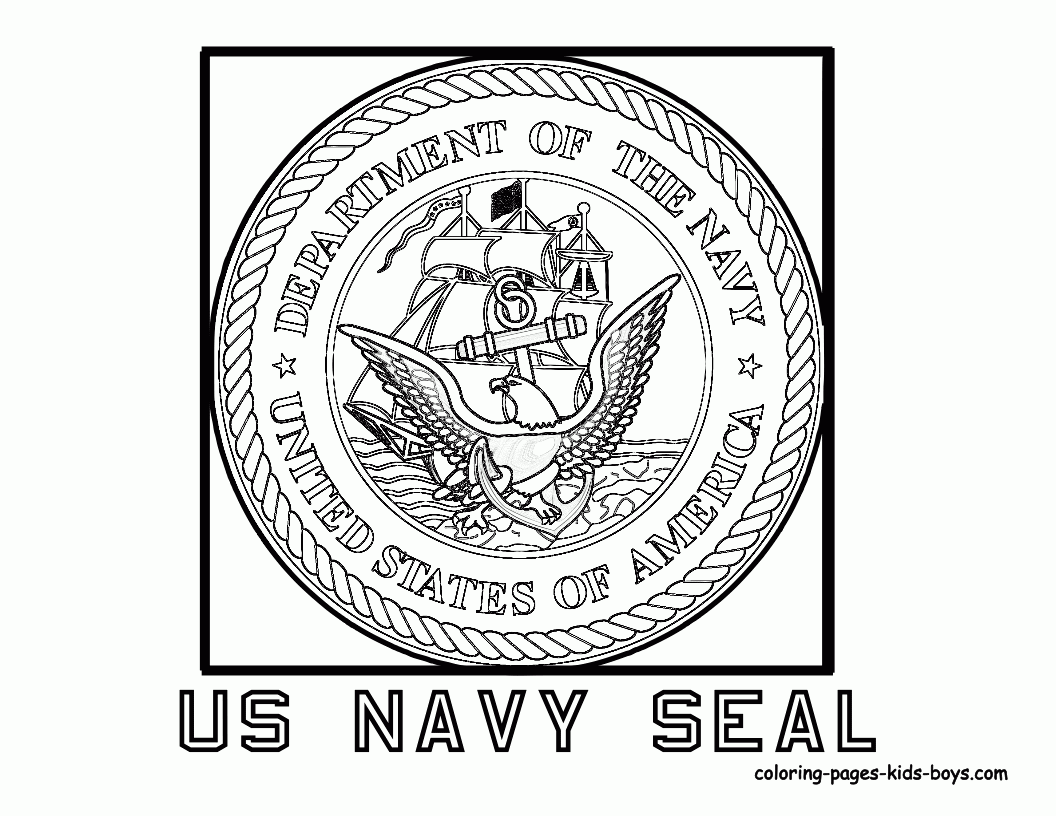 Navy Coloring Pages Printable