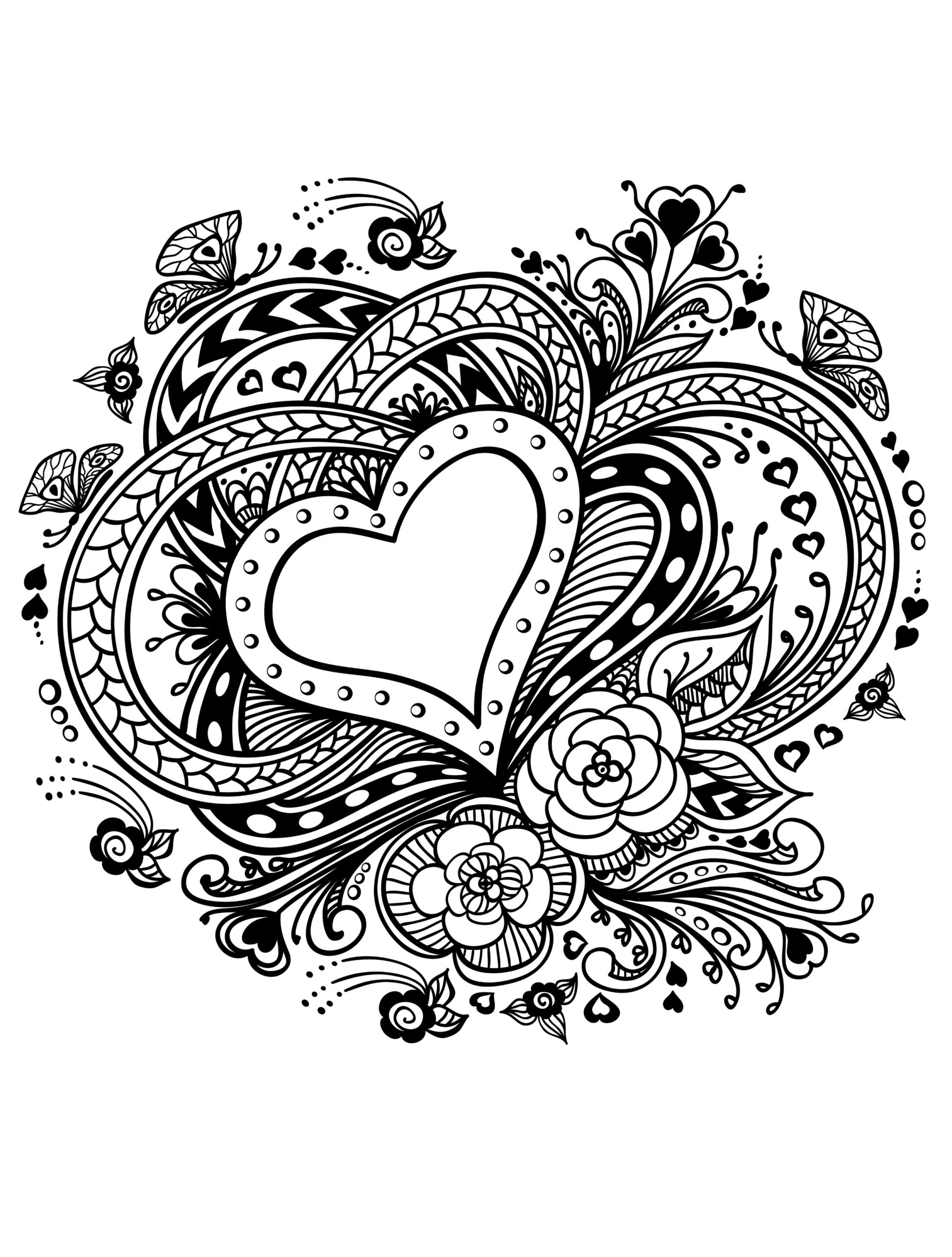 Free Printable Valentine Coloring Pages