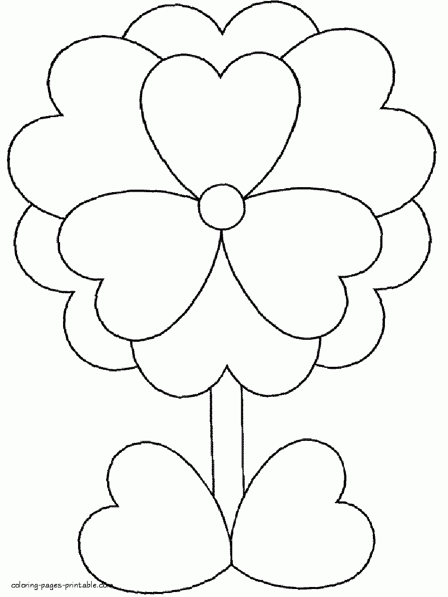 Valentine S Day Coloring Page For Preschoolers COLORING PAGES PRINTABLE COM
