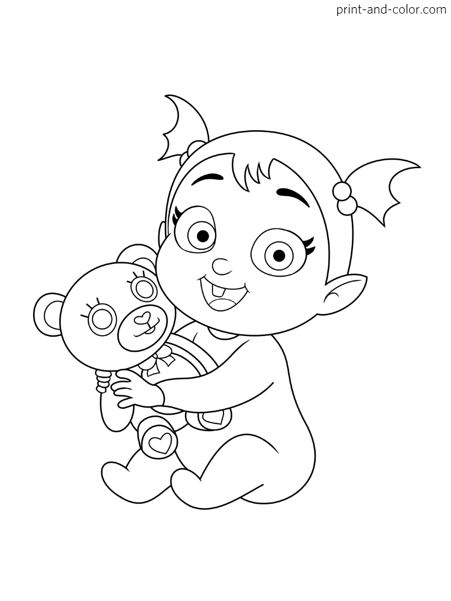Vampirina Coloring Pages Print And Color