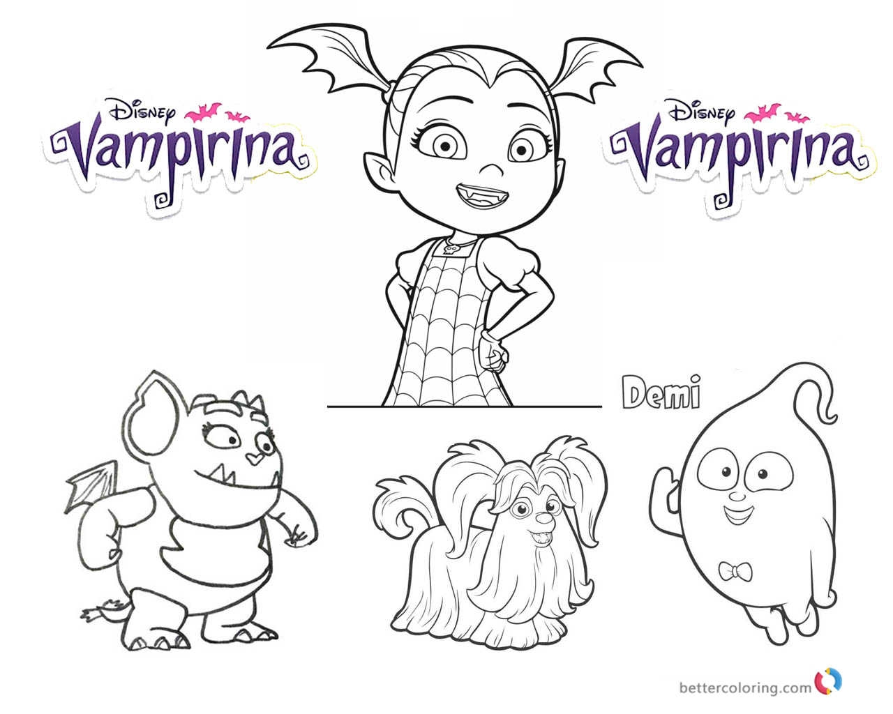 Free Printable Vampirina Coloring Pages