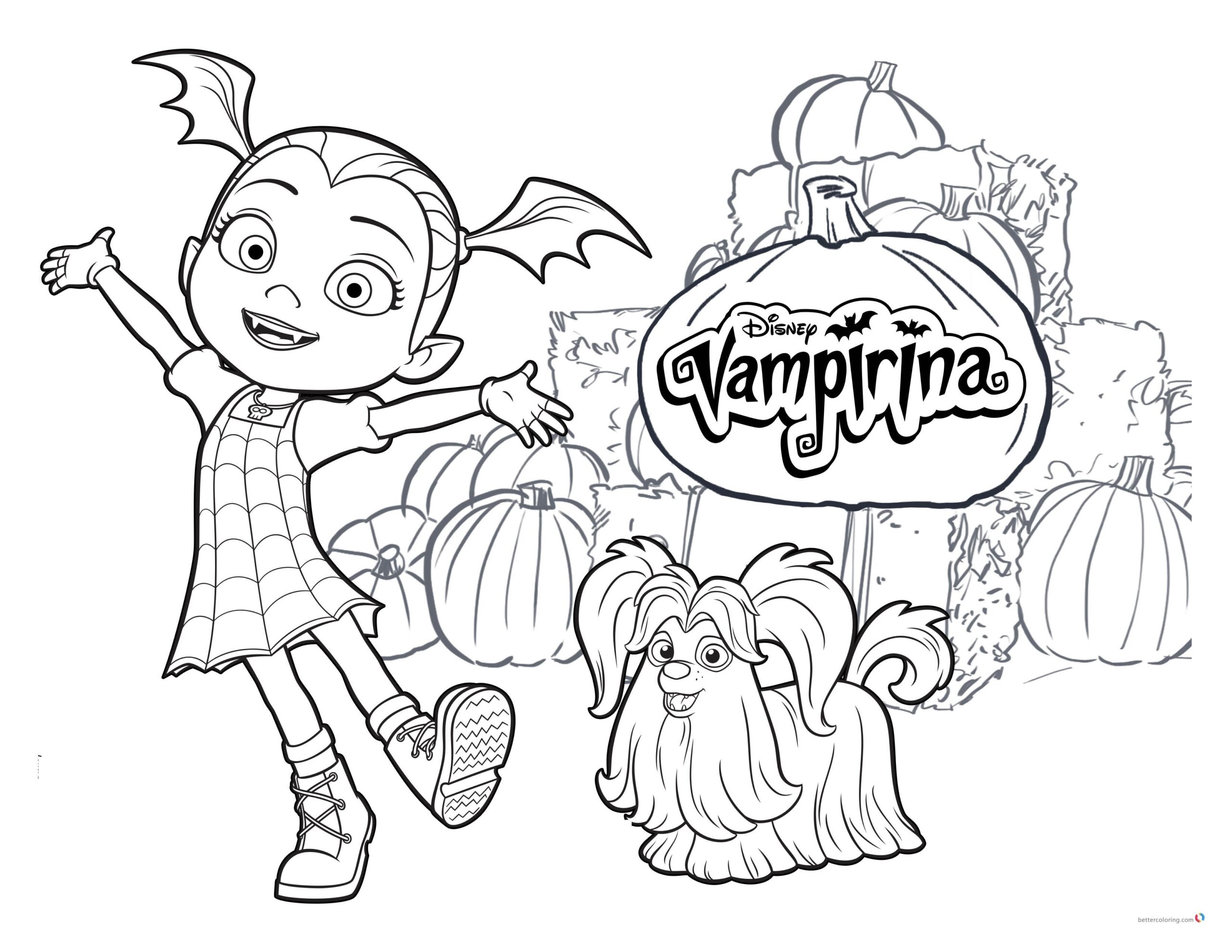Printable Coloring Pages Vampirina