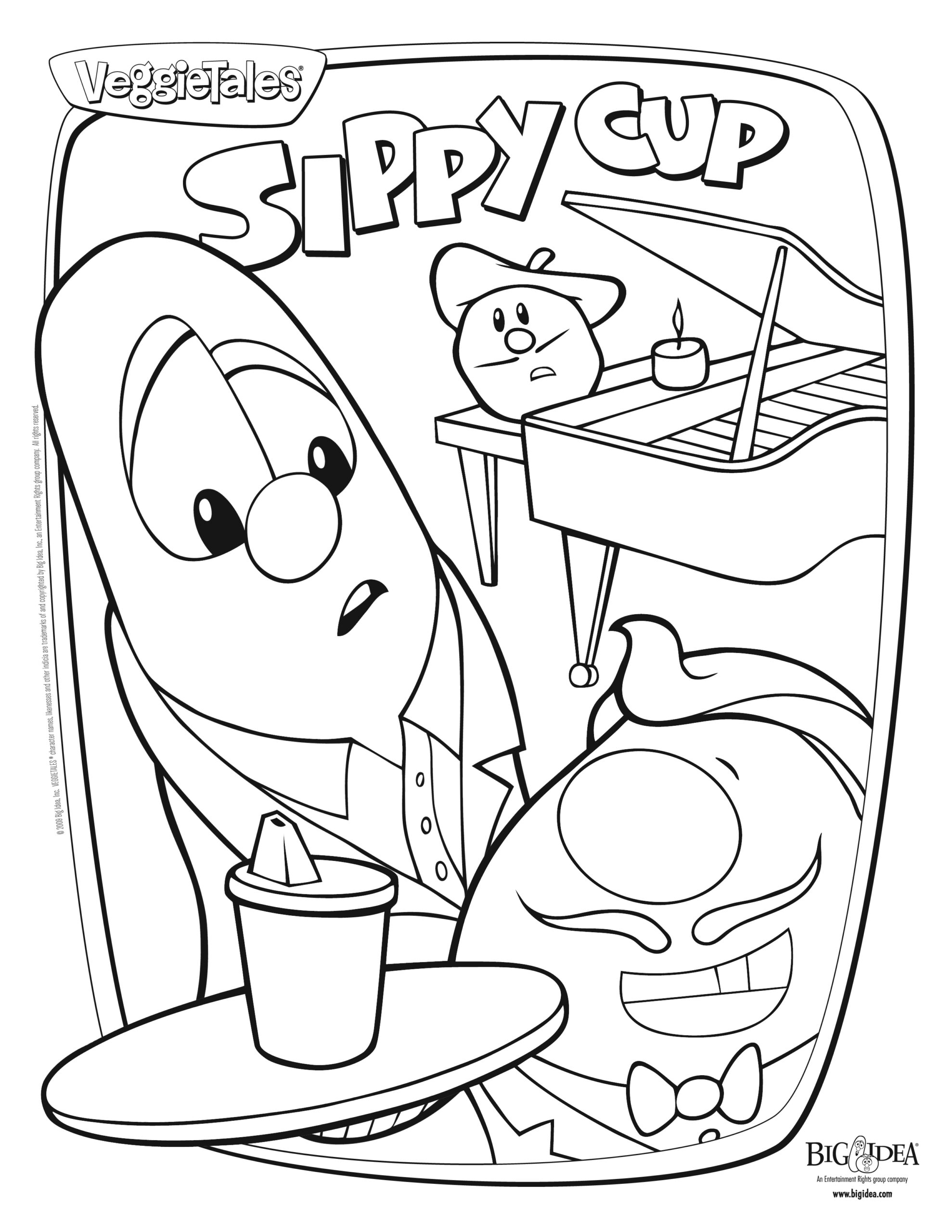Veggie Tales Coloring Pages Download And Print For Free
