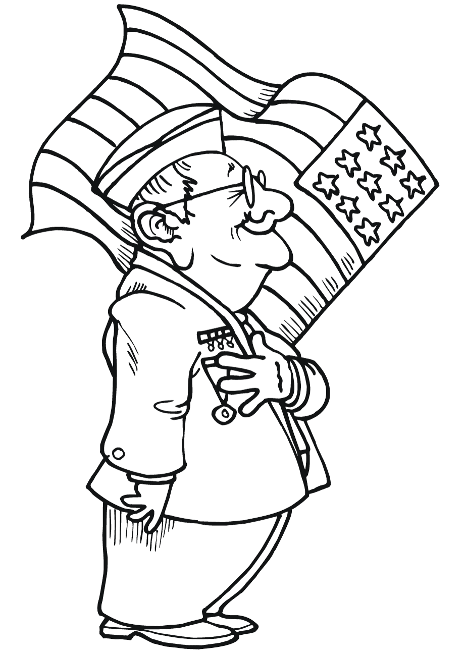 Veterans Day Coloring Pages 5 Educative Printable