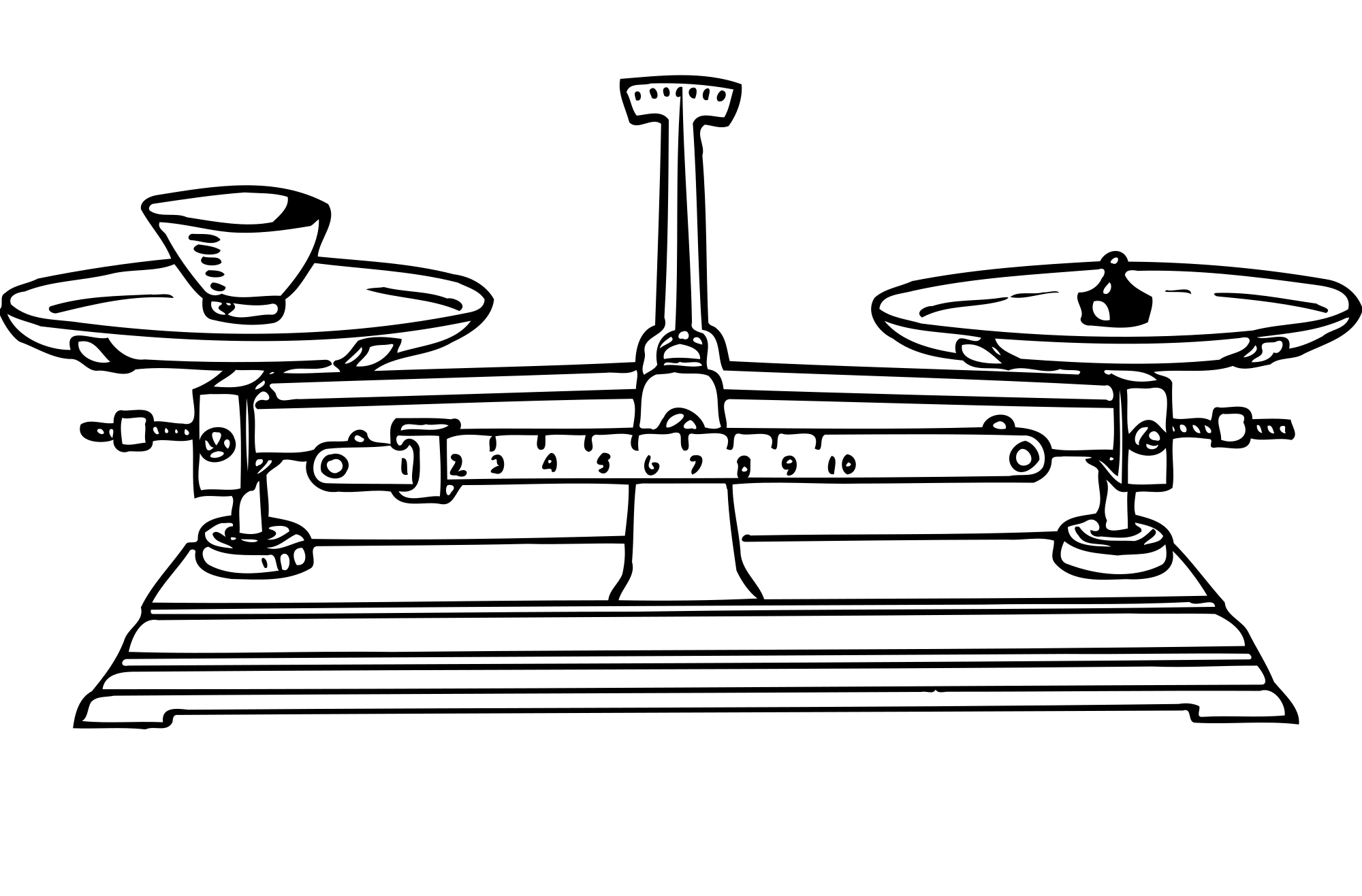 Vintage Scales Coloring Page ColouringPages