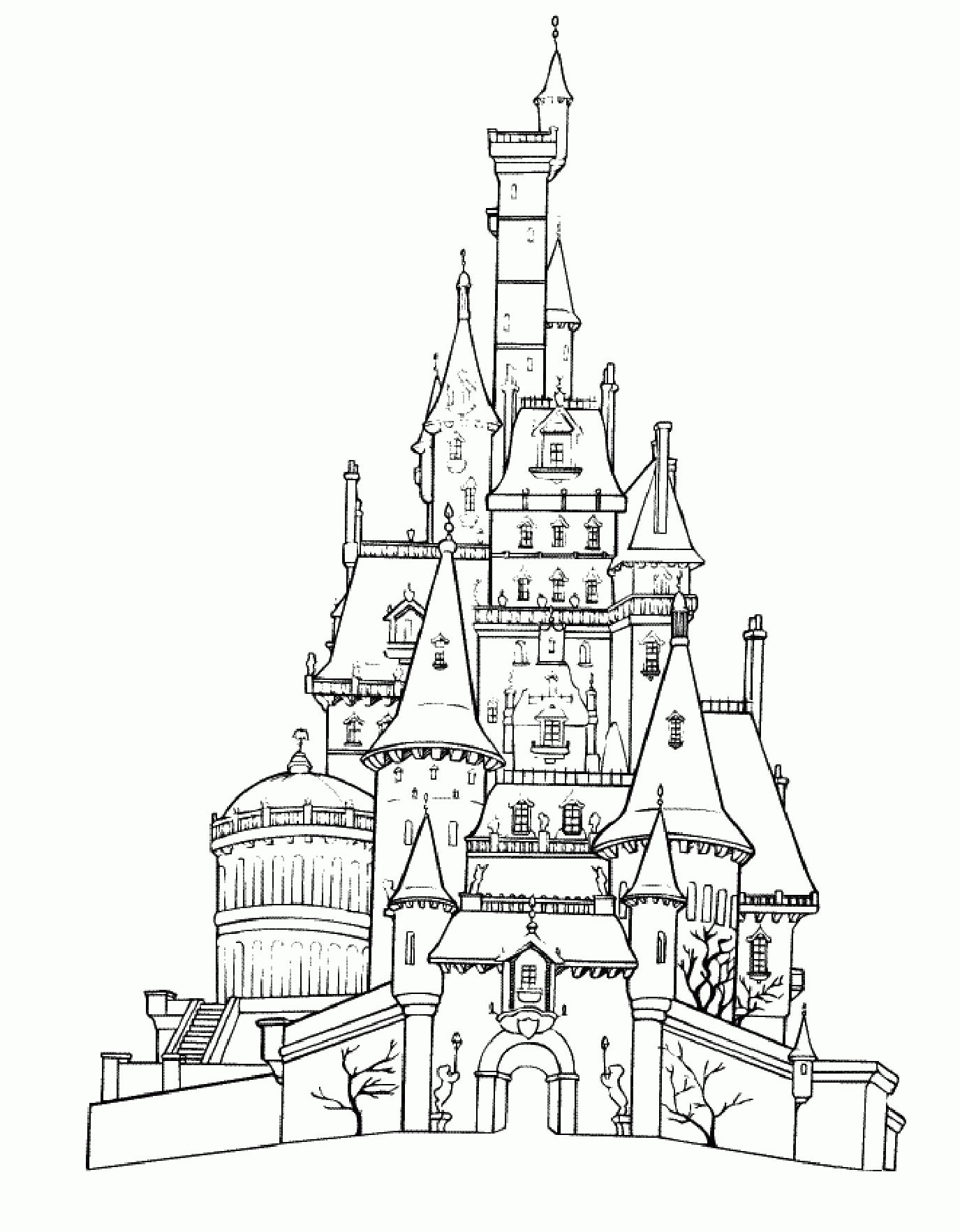 Walt Disney World Coloring Pages Free Coloring Home
