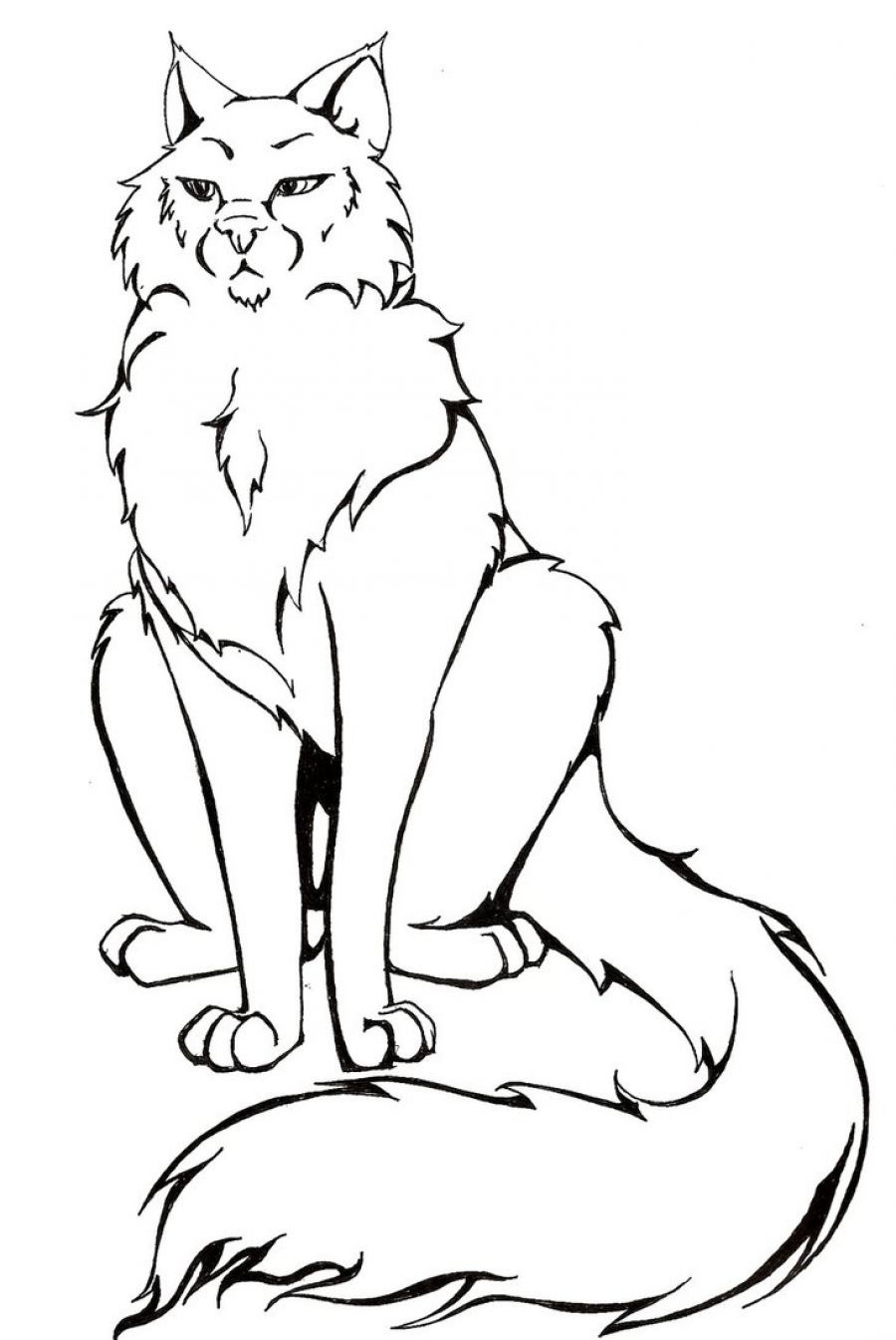 Warrior Cat Coloring Pages To Download And Print For Free