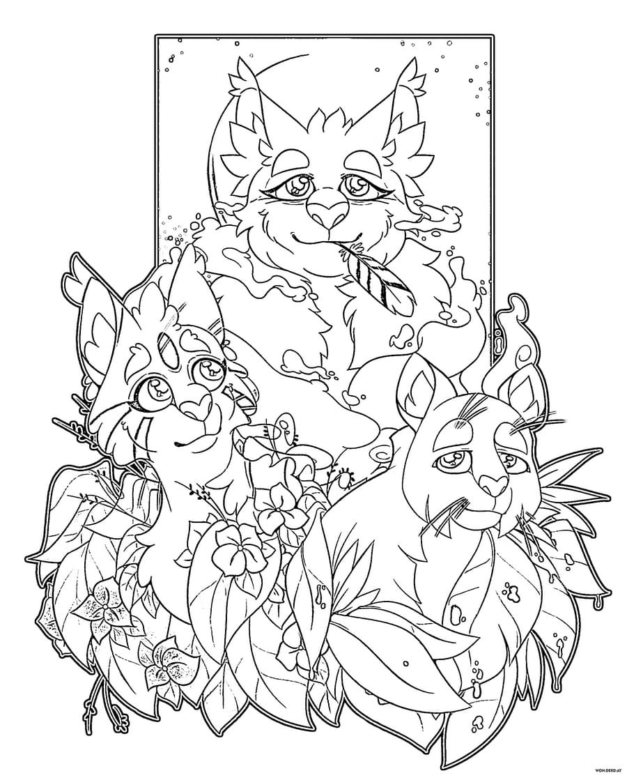 Warrior Cat Printable Coloring Pages