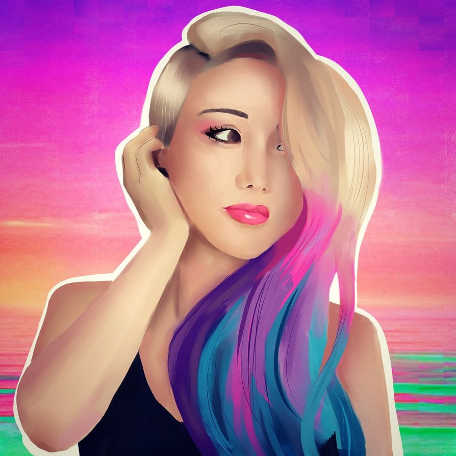 Wengie By CMYKidd On DeviantArt Coloring Pages For Girls Wengie Hair Cute