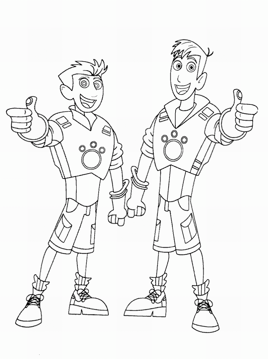 Wild Kratts Coloring Pages Best Coloring Pages For Kids