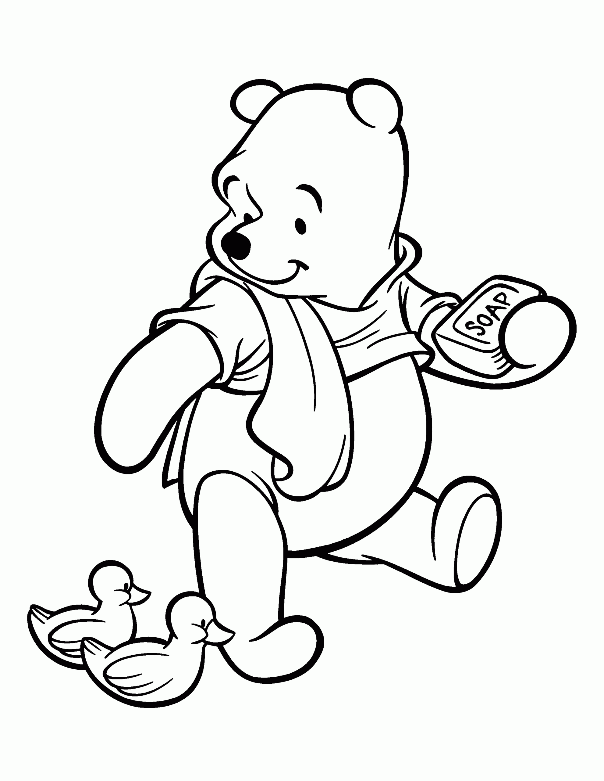 Winnie The Pooh Coloring Pages 3 Coloring Kids