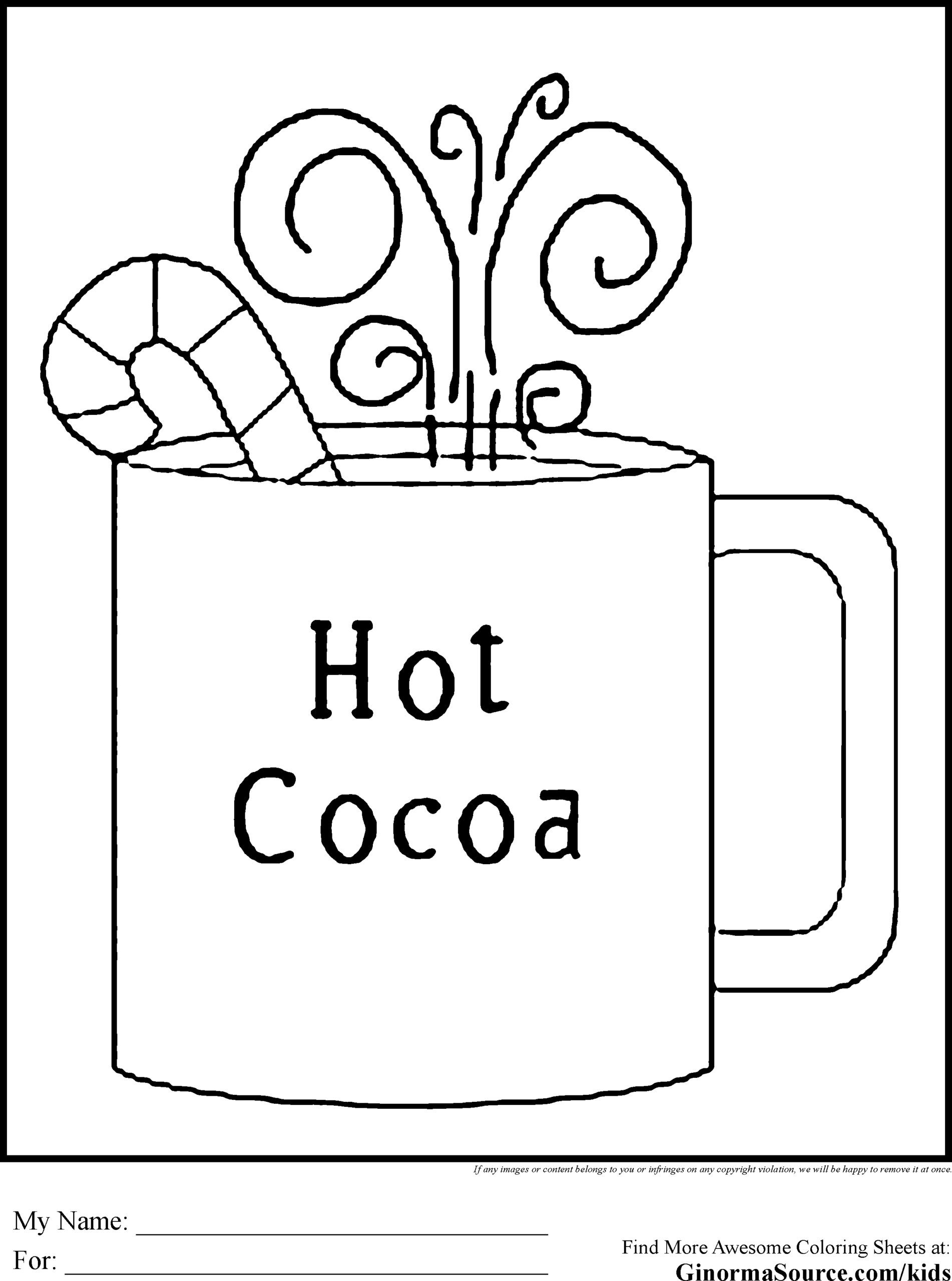 Winter Coloring Pages Free Printable