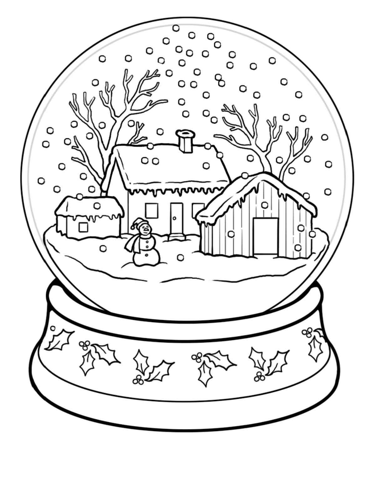 Winter Coloring Pages To Download And Print For Free