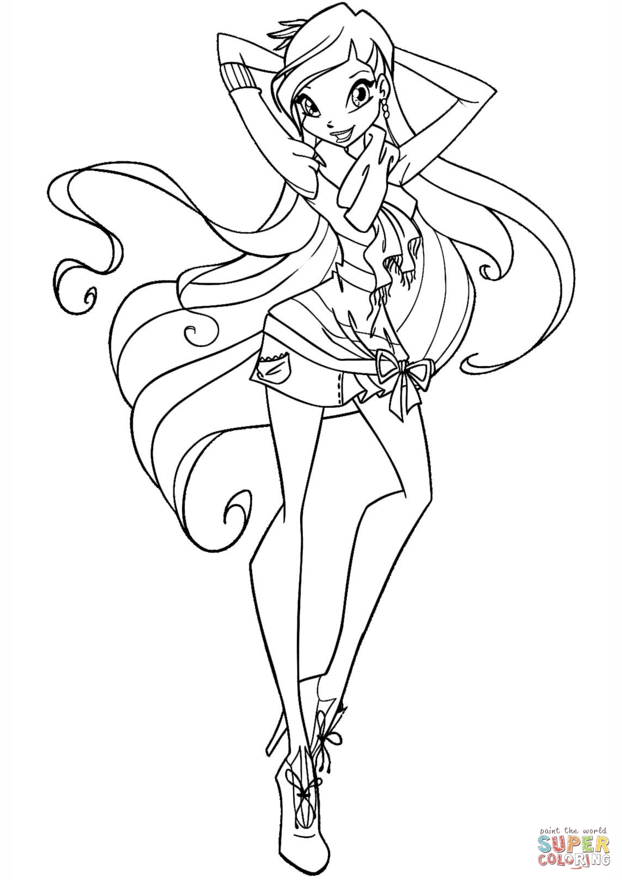 Winx Club Bloomix Coloring Pages At GetColorings Free Printable Colorings Pages To Print