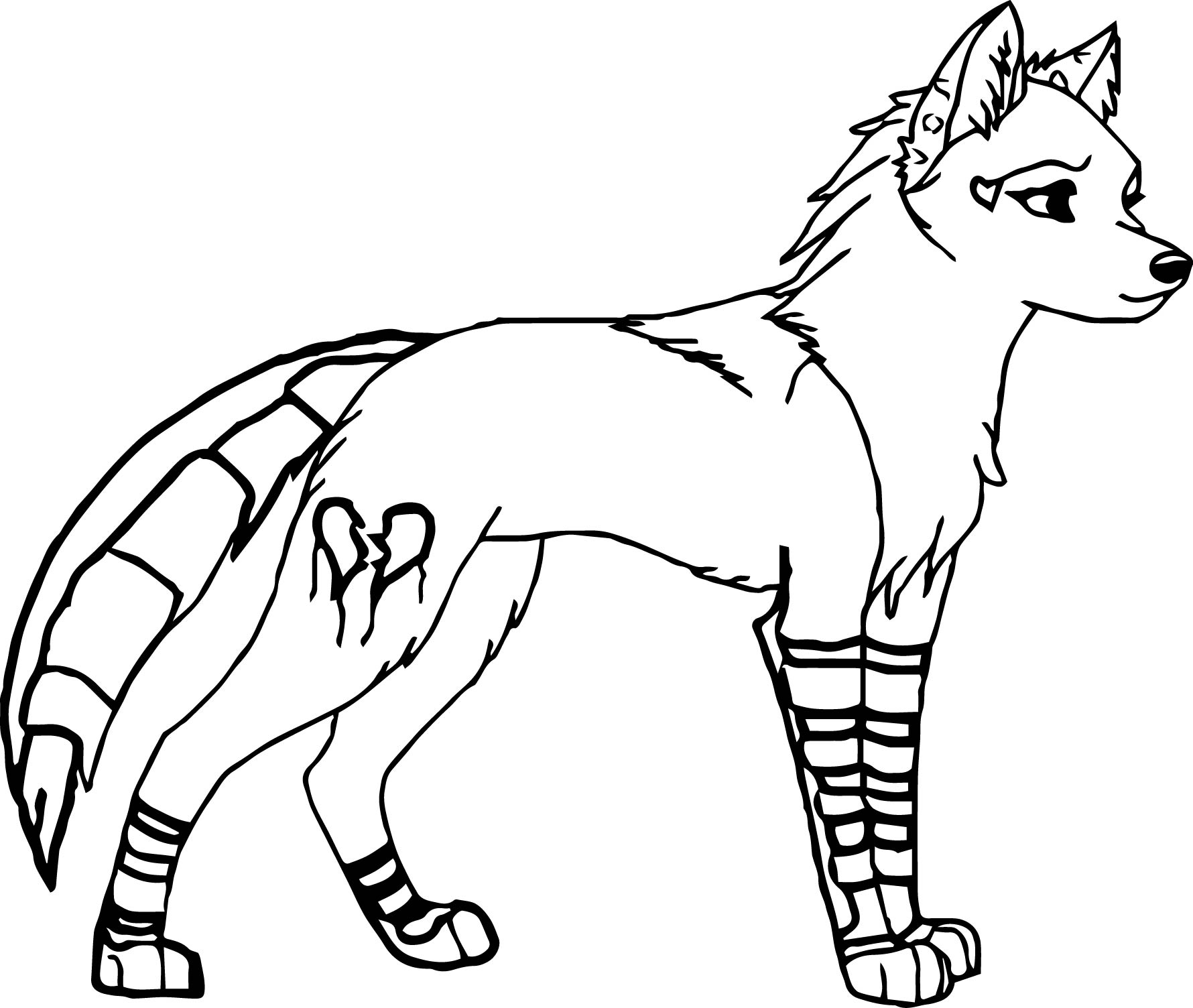 Wolf Coloring Pages Free Printable