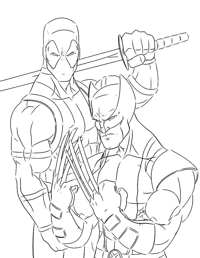Wolverine Coloring Pages Superhero Coloring Pages