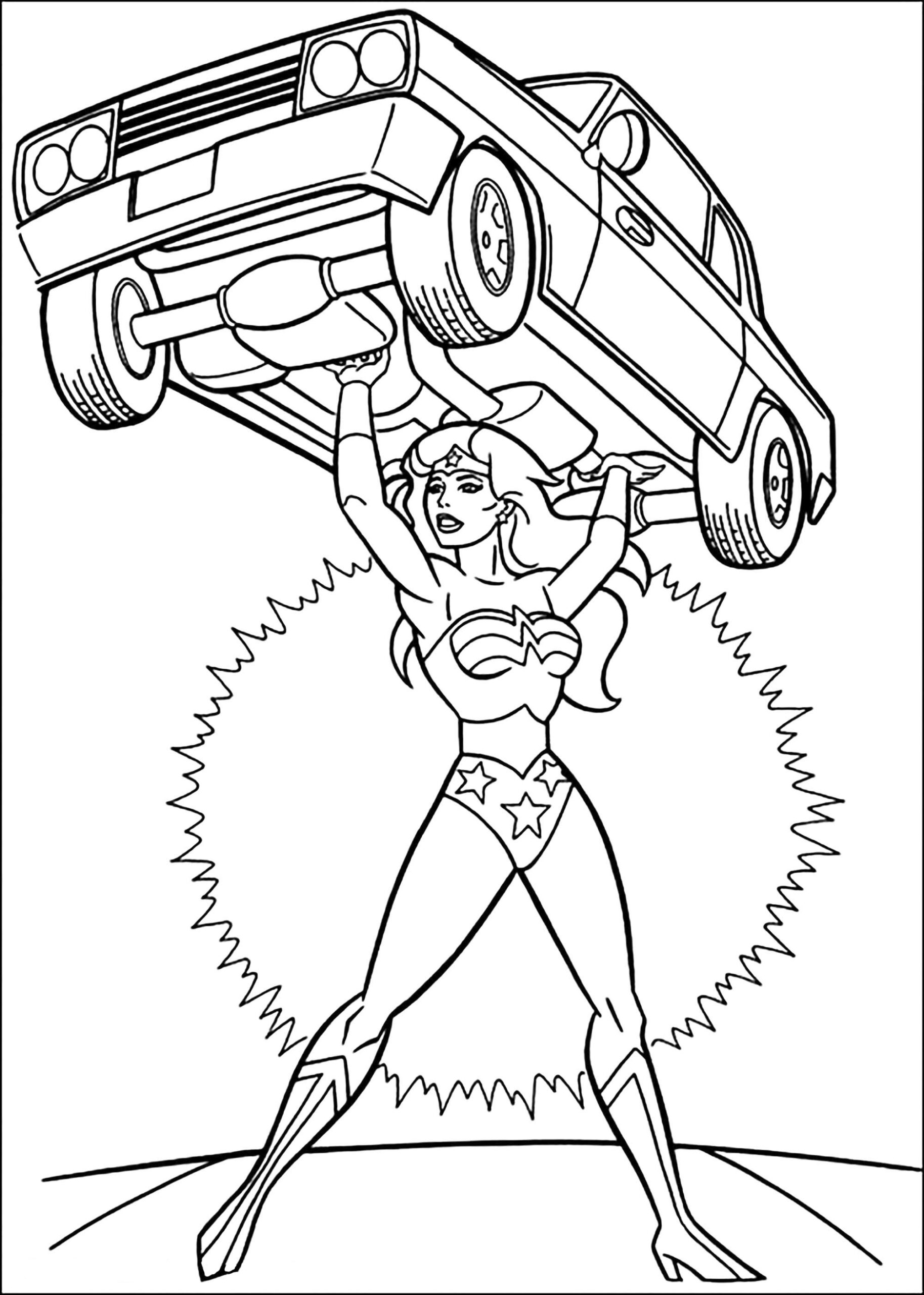 Wonder Woman Wonder Woman Coloring Pages For Kids