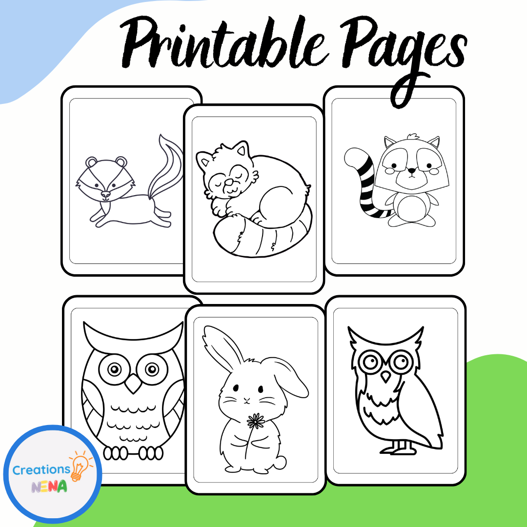 Woodland Animals Coloring Pages Made By Teachers