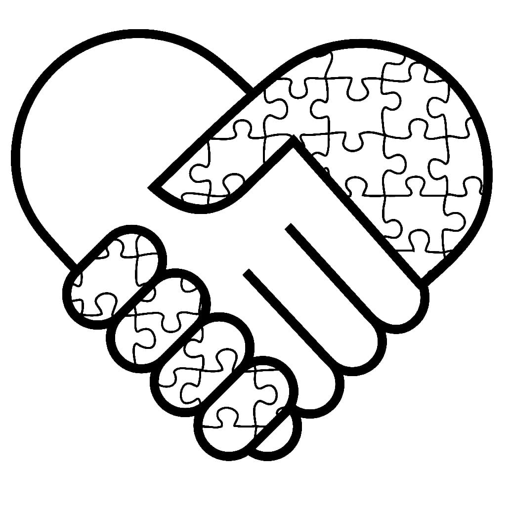 World Autism Awareness Day Coloring Page Free Printable Coloring Pages For Kids