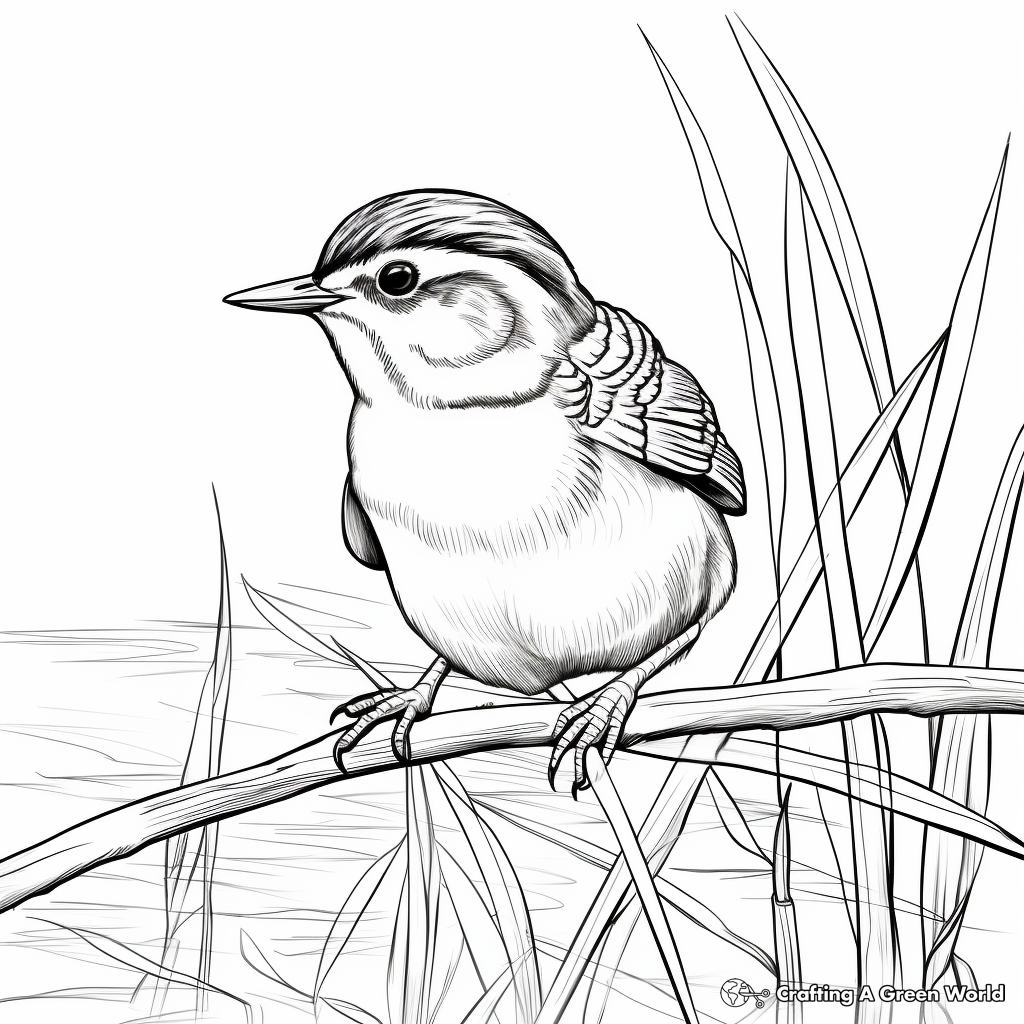 Wren Coloring Pages Free Printable