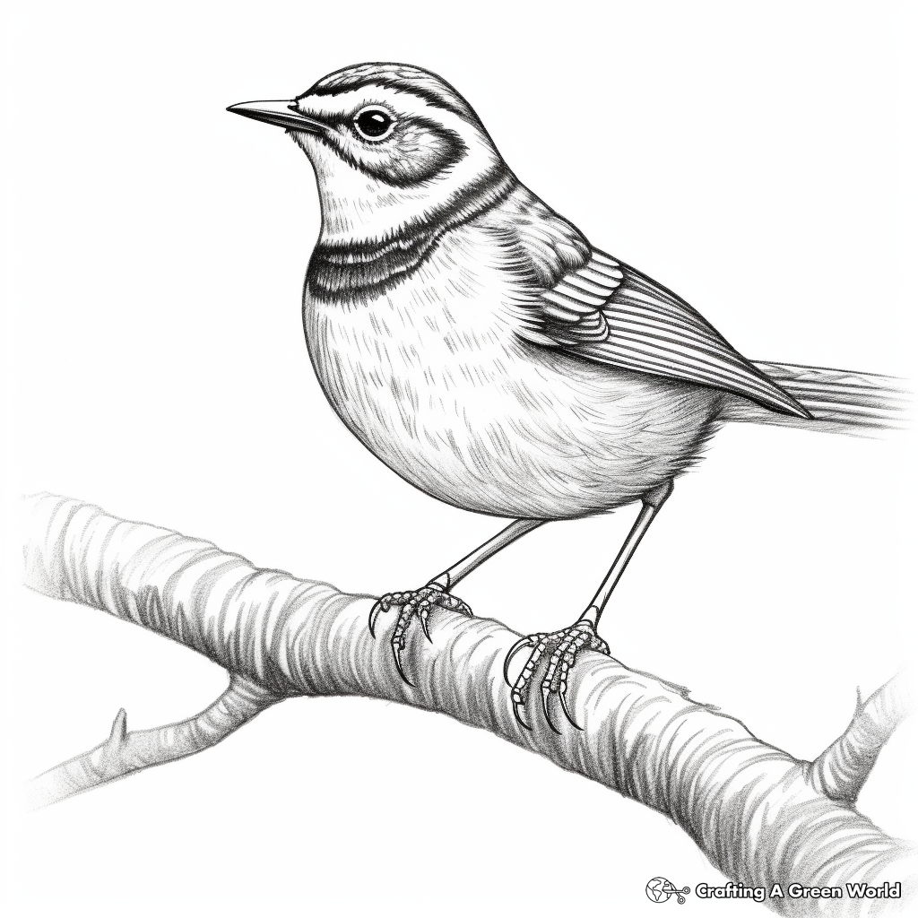 Wren Coloring Pages Free Printable