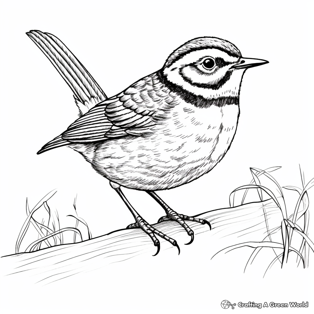 Wren Coloring Pages Free Printable