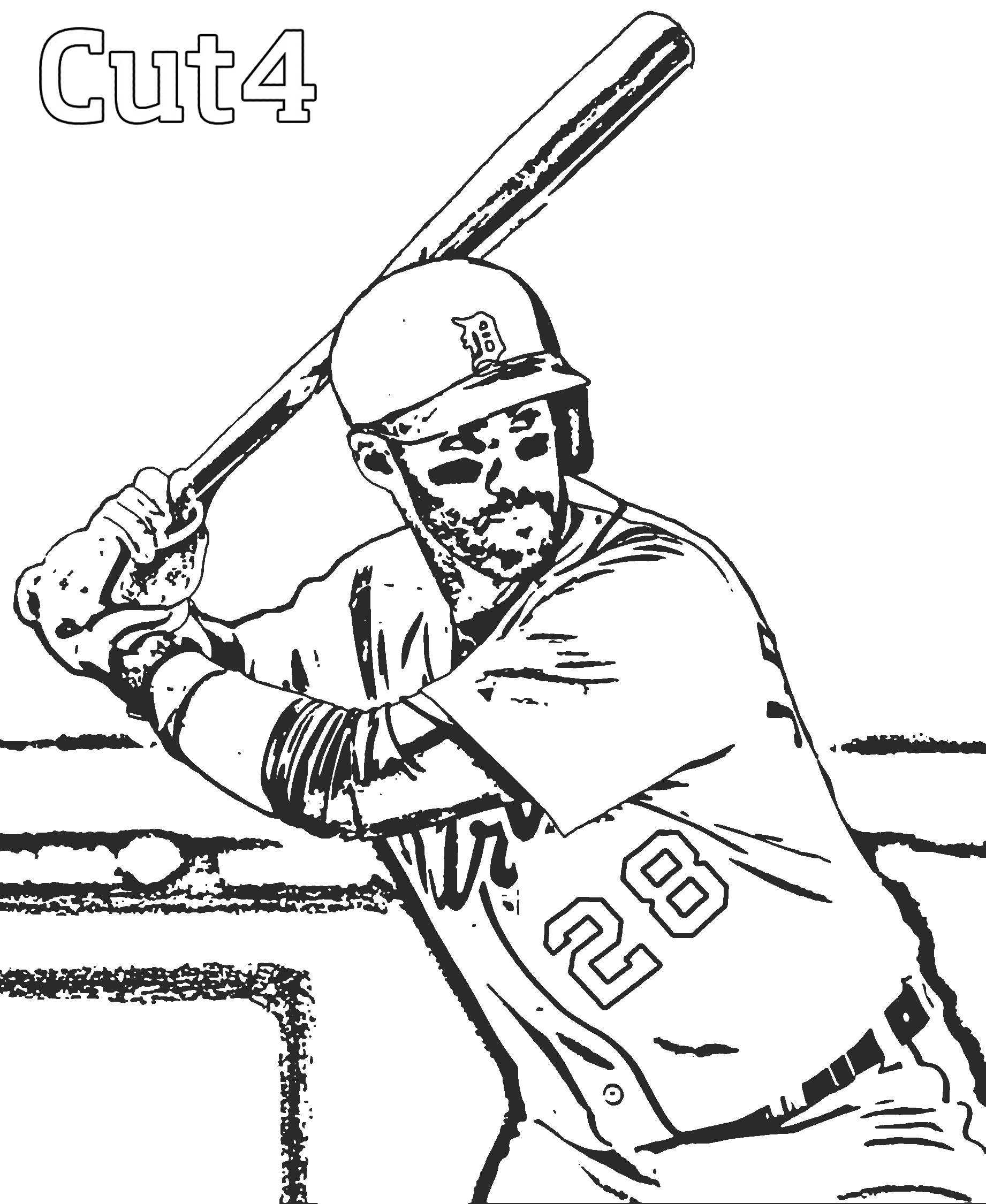 Free Printable Coloring Pages Baseball