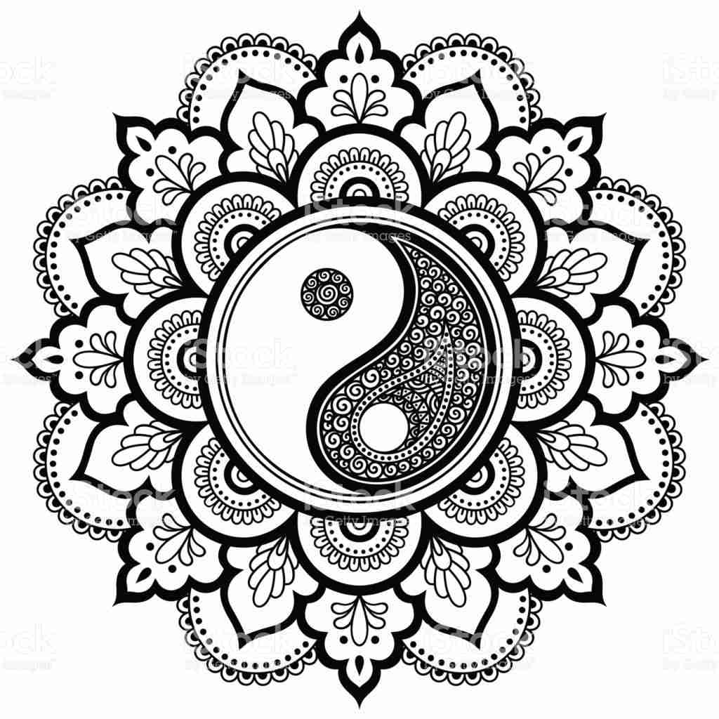 Yin Yang Coloring Pages At GetColorings Free Printable Colorings Pages To Print And Color