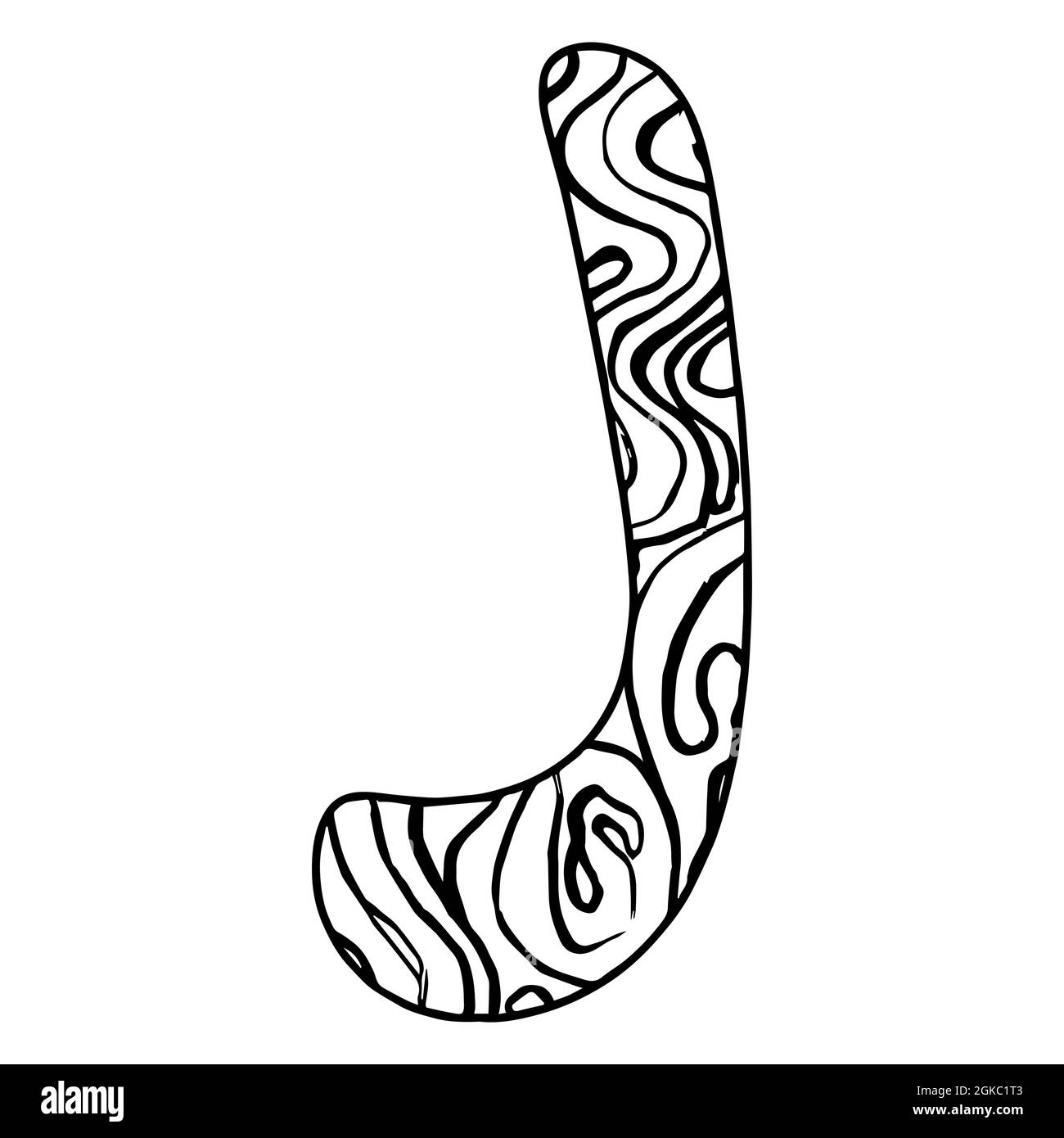 Printable Coloring Pages Zentangle J
