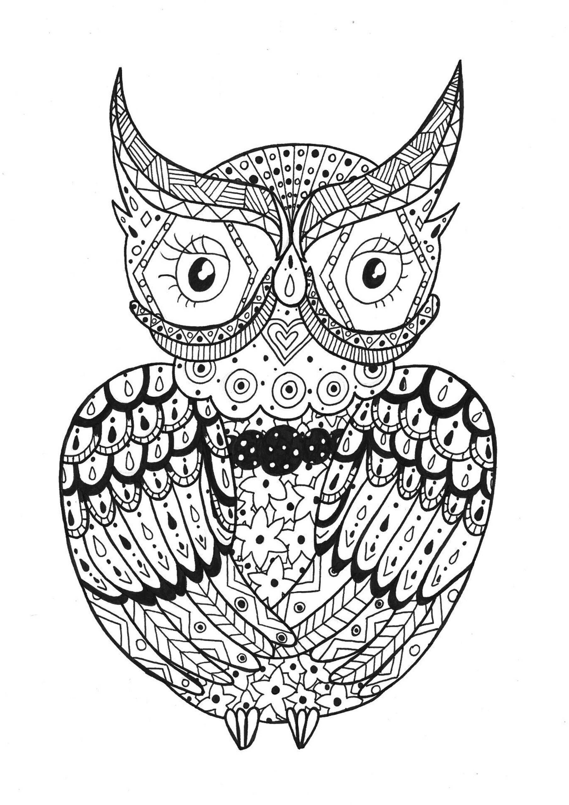 Printable Zentangle Coloring Pages